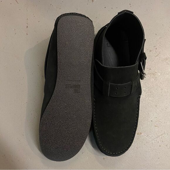 New The Kooples suede leather moccasins black slip ons shoes NIB $475 41 10 - Picture 12 of 16